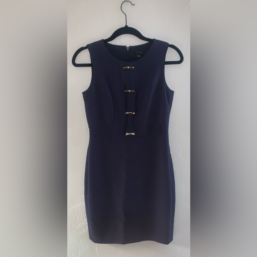 Ann Taylor Sleeveless Embellished Dress